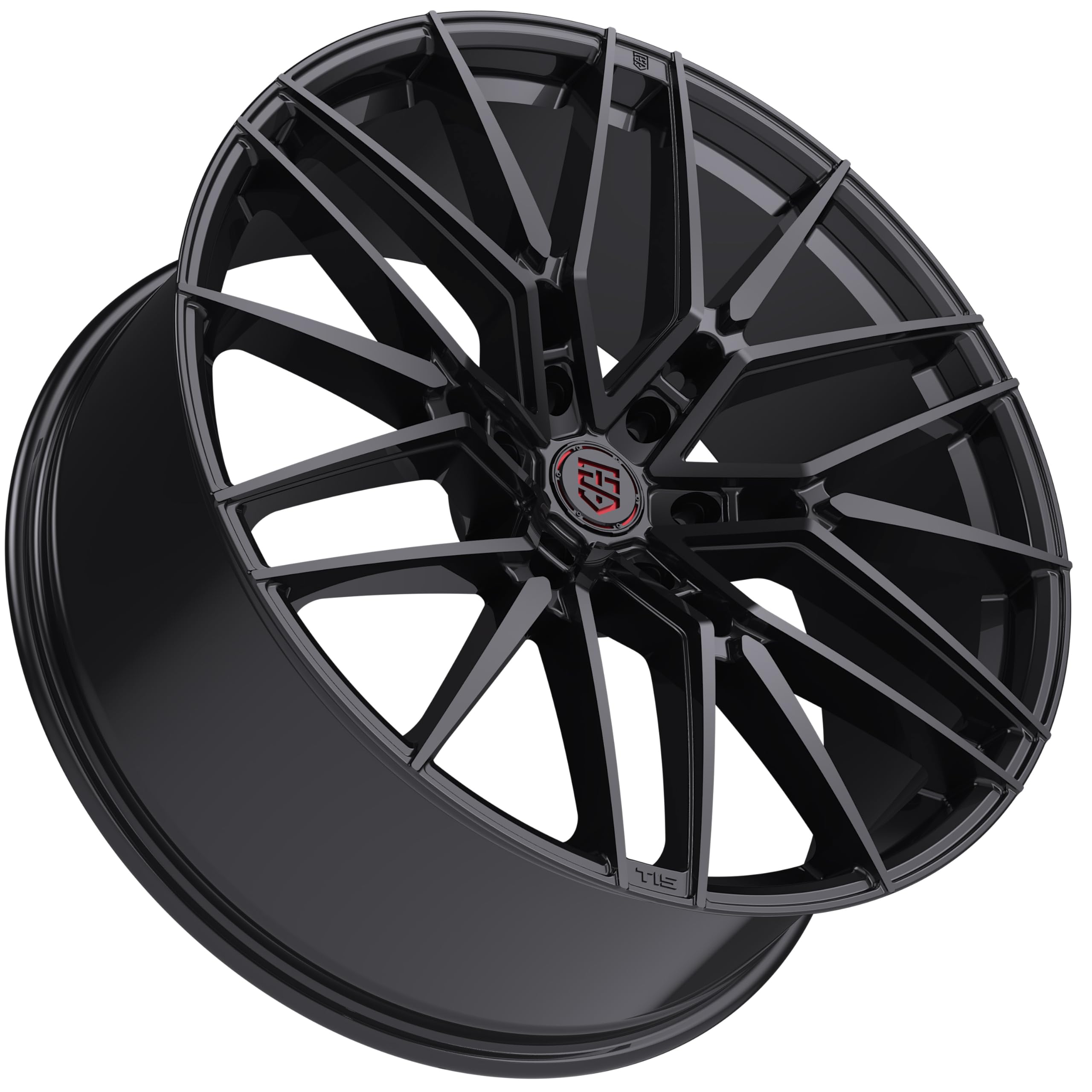 Amazon.com: TIS Motorsports 506B 26x10 Gloss Black Wheel - 6x135